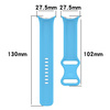 Silikonowy pasek Bizon Strap Watch Silicone S do Google Pixel Watch 3/Watch 2/Watch 1 41mm, niebieski