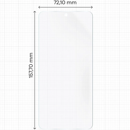 Folia matowa Bizon Glass Film Sun Duo do Realme GT 7, 2 sztuki