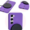 Silikonowe etui Bizon Soft Case do Galaxy S23, fioletowe