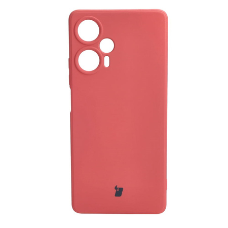 Etui Bizon Case Silicone Sq do Xiaomi Poco F5, brudny róż