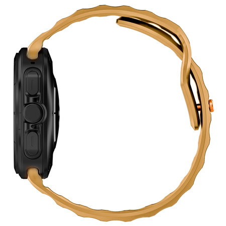 Silikonowy pasek Bizon Strap Watch Silicone G do Galaxy Watch Ultra 2 / 1, żółty
