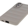 Pancerne etui Bizon Case Tur do Galaxy S25 Edge, jasnoszare