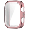 Etui z osłoną ekranu Bizon Case Watch Felipe do Huawei Watch Fit 4 Pro, różowe
