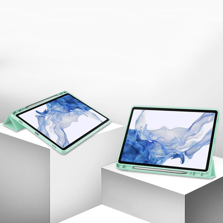 Etui Bizon Case Tab Lizard do Galaxy Tab S9, miętowe