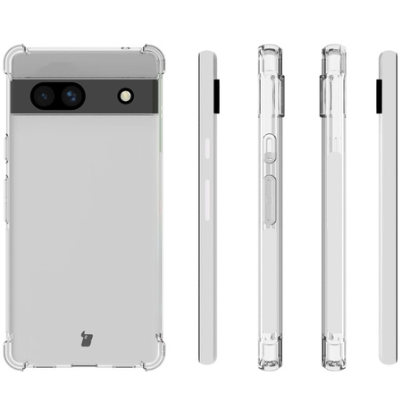 Elastyczne etui Bizon Case Salpa do Google Pixel 7A, przezroczyste