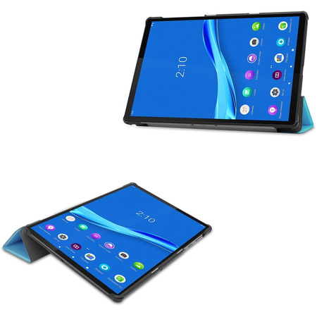 Etui Bizon Case Tab Croc do Lenovo Tab M10 Plus (2 Gen.), błękitne