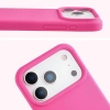 Silikonowe etui Bizon Soft Case do iPhone 17 Pro, fuksja