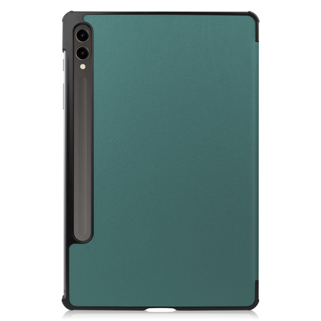 Etui Bizon Case Tab Croc do Galaxy Tab S10 Plus / S9 Plus, ciemnozielone