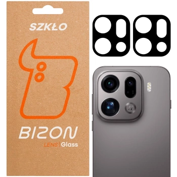 Szkło na aparat Bizon Glass Lens do Oppo Find X9 Pro, 2 sztuki