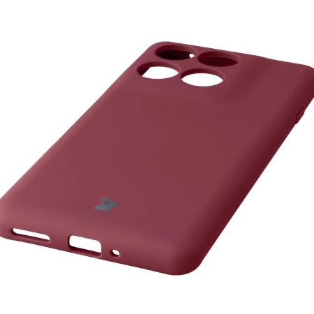 Silikonowe etui Bizon Soft Case do Motorola Edge 60 Pro, ciemnofioletowe
