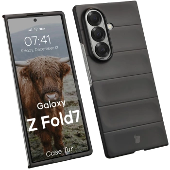 Pancerne etui Bizon Case Tur do Galaxy Z Fold7, czarne