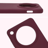 Silikonowe etui Bizon Soft Case do Oppo Find X8 Pro, ciemnofioletowe
