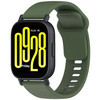 Pasek silikonowy do smartwatcha, Bizon Strap Watch Silicone Pro H, Quick Release 22 mm, ciemnozielony
