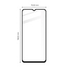 Szkło hartowane Bizon Glass Edge 2 do Poco M5, czarne