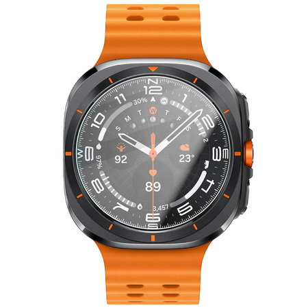 Elastyczne szkło hybrydowe Bizon Glass Watch Mule do Galaxy Watch Ultra 47 mm