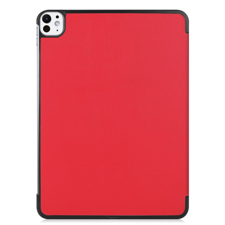 Etui Bizon Case Tab Croc do iPad Pro 11" 2025 / 2024, czerwone