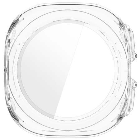 Etui ze szkłem do zegarka Bizon Case+Glass Watch do Galaxy Watch Ultra 2 / 1, przezroczyste