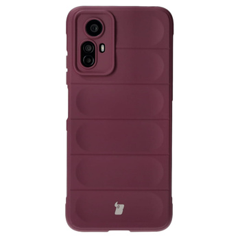 Pancerne etui Bizon Case Tur do Xiaomi Redmi Note 12S, burgundowe