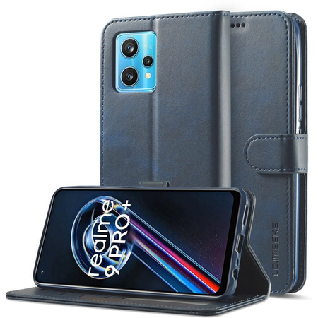 Etui Bizon Case Wallet do Realme 9 4G / Realme 9 Pro+, granatowe