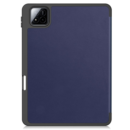 Etui z klapką Bizon Case Tab Lizard do Xiaomi Pad 7 / 7 Pro, granatowe