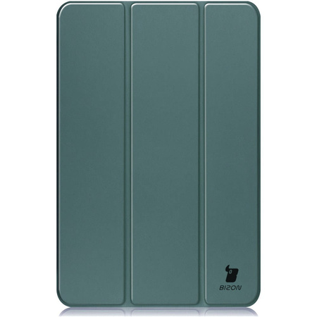 Etui Bizon Case Tab Clear Matt do Galaxy Tab S10 Lite / S10 FE / S9 / S9 FE, ciemnozielone
