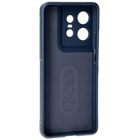 Pancerne etui Bizon Case Tur do Motorola Edge 50 Pro, granatowe