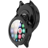 Etui ze szkłem do zegarka Bizon Case+Glass Watch do Xiaomi Watch S4, czarne