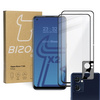 Szkło hartowane Bizon Glass Edge - 2 sztuki + ochrona na obiektyw, Oppo Reno 7 5G