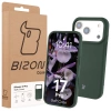 Silikonowe etui Bizon Soft Case do iPhone 17 Pro, ciemnozielone