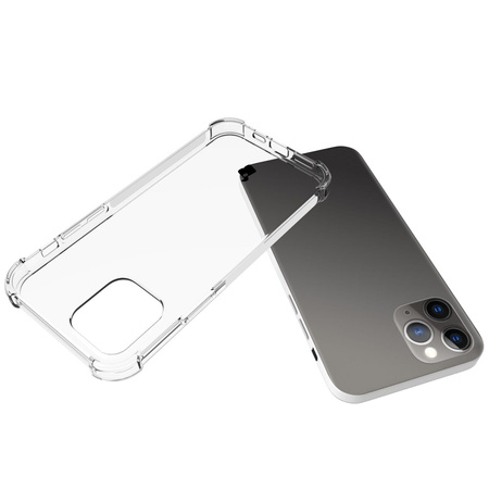 Etui + 2x szkło + obiektyw Bizon Case Clear Pack do iPhone 12 Pro Max, przezroczyste