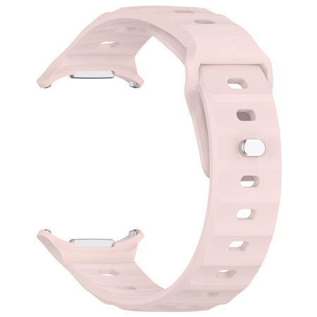 Silikonowy pasek Bizon Strap Watch Silicone G do Galaxy Watch Ultra 2 / 1, różowy