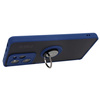 Etui z uchwytem na palec Bizon Case Hybrid Ring do Xiaomi Poco X5 Pro, przydymione z granatową ramką