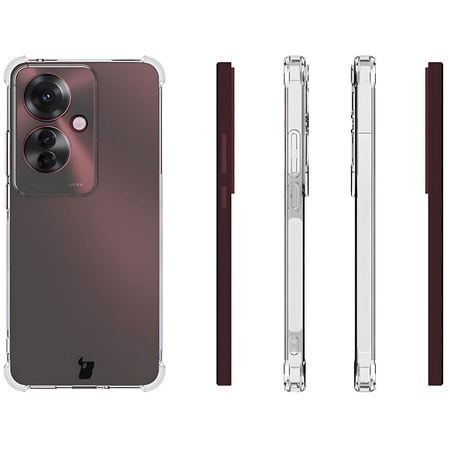 Etui Bizon Case Salpa do Oppo Reno11 F 5G,  przezroczyste