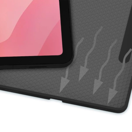 Etui z klapką Bizon Case Tab Lizard do Galaxy Tab S11 Ultra, szare
