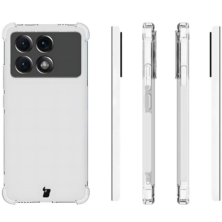 Elastyczne etui Bizon Case Salpa do Xiaomi Poco X6 Pro, przezroczyste