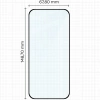 Szkło hartowane Bizon Glass Edge Duo do Google Pixel 10 / 10 Pro / 9 / 9 Pro, czarna ramka, 2 sztuki