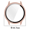 Etui ze szkłem do zegarka Bizon Case+Glass Watch do Garmin Vivoactive 6, różowe