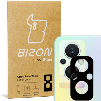 Szkło na aparat Bizon Glass Lens dla Oppo Reno 7 Lite, 2 sztuki