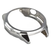 Etui z osłoną ekranu Bizon Case Watch Felipe do Huawei Watch GT6 46 mm, srebrne
