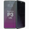 Prywatyzujące szkło hybrydowe Bizon Glass Mule Shadow do Realme P3 Lite, matowe