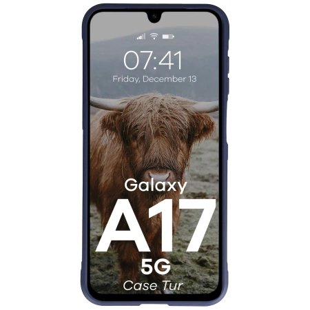 Pancerne etui Bizon Case Tur do Galaxy A17 5G, granatowe