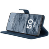 Etui z klapką Bizon Case Pocket do Motorola Edge 50 Pro, granatowe