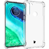 Etui + 2x szkło + obiektyw Bizon Case Clear Pack Moto G8, przezroczyste