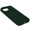 Etui silikonowe Bizon Soft Case do iPhone 15, ciemnozielone
