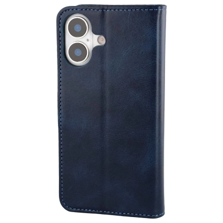 Etui z klapką Bizon Case Pocket do iPhone 17, granatowe