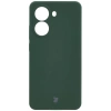Silikonowe etui Bizon Soft Case do Xiaomi POCO X7 Pro, ciemnozielone