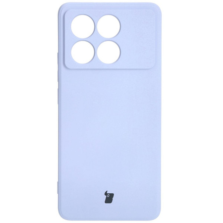 Etui Bizon Case Silicone Sq do Xiaomi Poco X6 Pro, jasnofioletowe