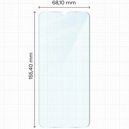 Szkło hartowane Bizon Glass Clear Duo do Galaxy A23 4G / 5G, 2 sztuki