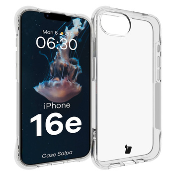 Elastyczne etui Bizon Case Salpa do iPhone 16e, przezroczyste
