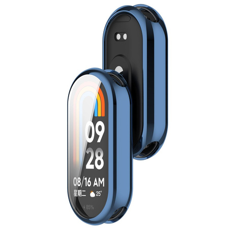 Etui Bizon Case Watch Felipe do Xiaomi Smart Band 9, niebieskie